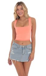 Picture Scoop Neck Tank Top in Pink. Source: https://media-img.lucyinthesky.com/data/Mar24/150xAUTO/4cb7b4a7-ca9f-48ab-bc1f-bcfddb7419b2.jpg