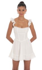Picture Embroidered Trim A-line Dress in White. Source: https://media-img.lucyinthesky.com/data/Mar24/150xAUTO/5babf6fa-2785-4c3e-8e5a-2193eed6cb11.jpg