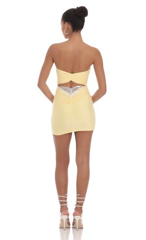 Search Results For Yellow Strapless Party under $100