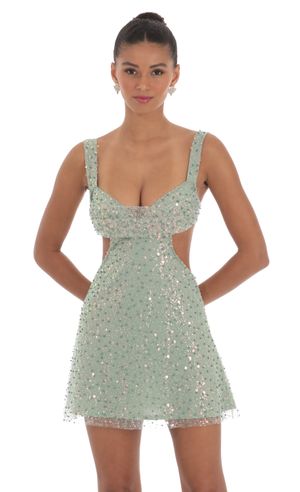 Search Results For Green Sequins Mini Dresses