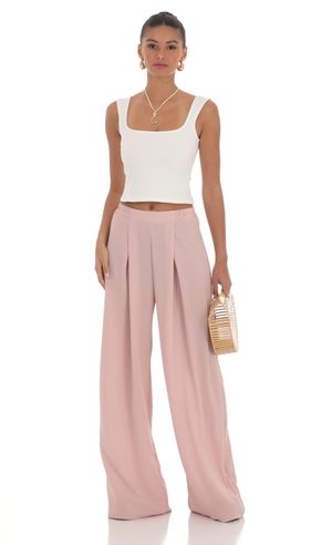 Nerine Sequin Pants in Pink