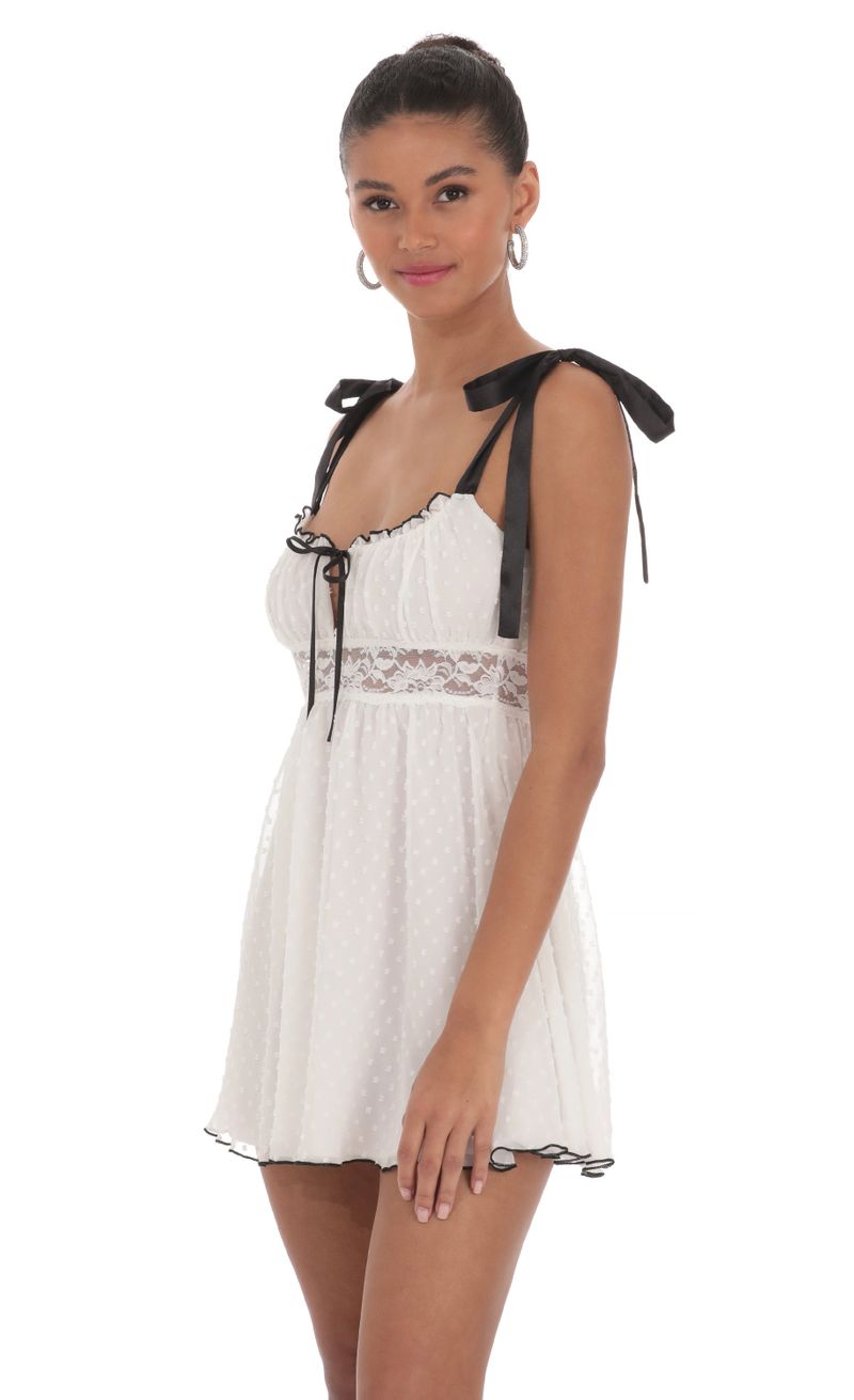 White Lace Babydoll Dress