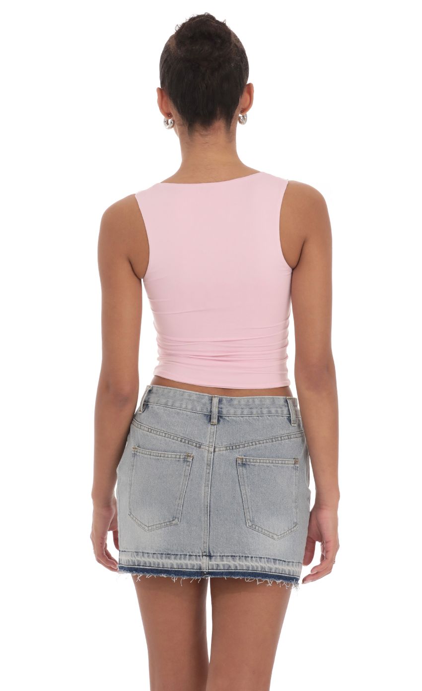 Picture Scoop Neck Tank Top in Pink. Source: https://media-img.lucyinthesky.com/data/Mar24/850xAUTO/1dd81139-0572-4fd3-ae61-96882f237ebb.jpg