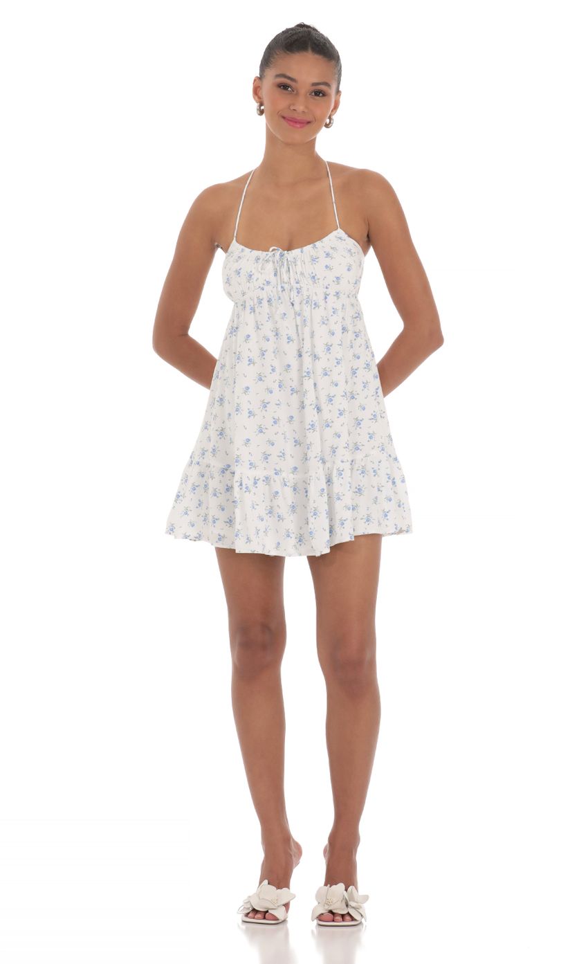 Picture Floral Babydoll Dress in White. Source: https://media-img.lucyinthesky.com/data/Mar24/850xAUTO/264069c0-bbf0-44b9-aeb9-40a5cf979e63.jpg