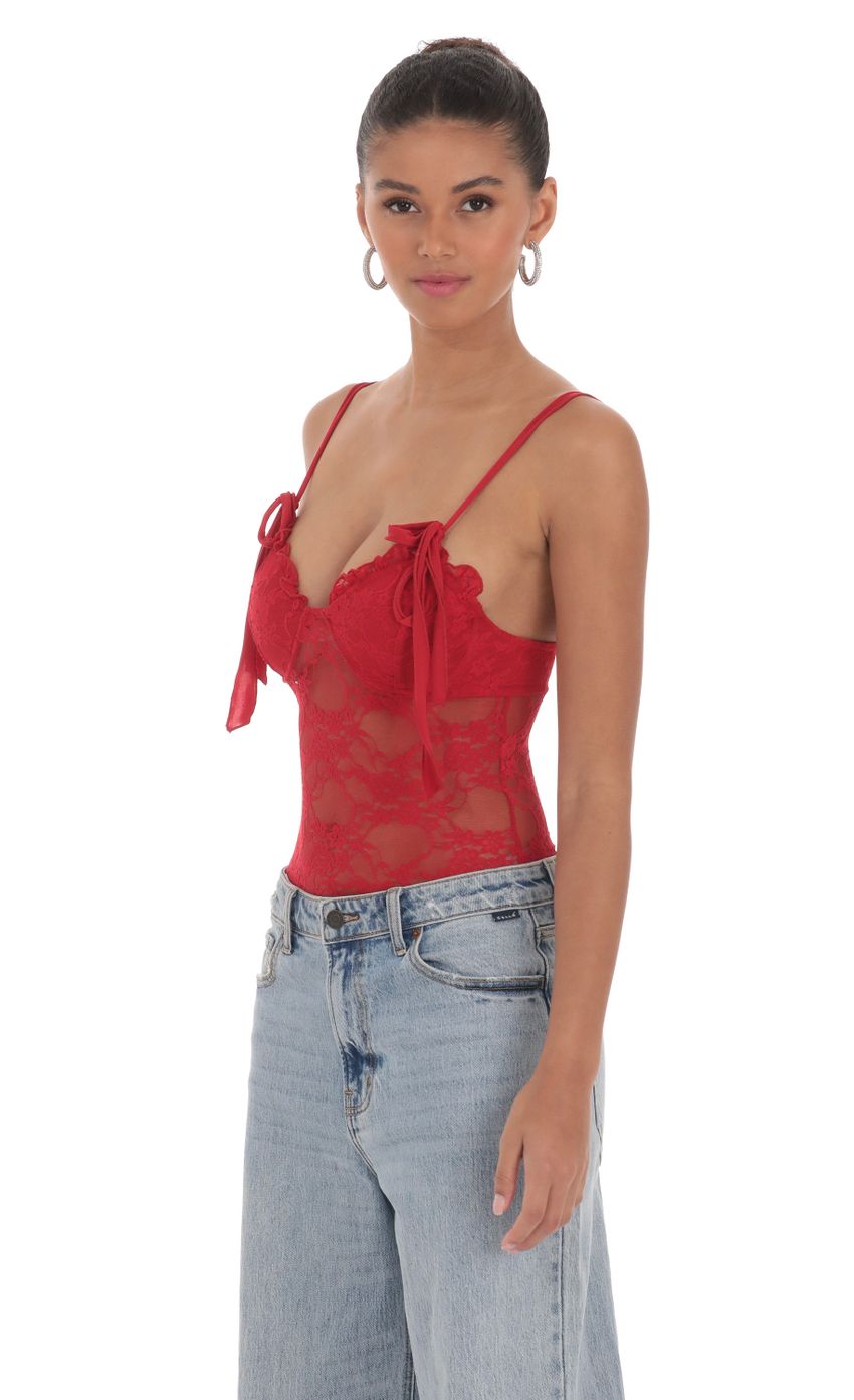 Picture Lace Bodysuit in Red. Source: https://media-img.lucyinthesky.com/data/Mar24/850xAUTO/29f8aeac-355d-4b0d-9218-5b818814dbb0.jpg