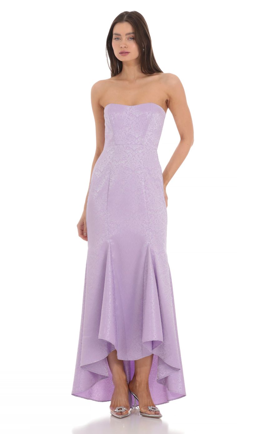 Picture Jacquard Corset Mermaid Maxi Dress in Lavender. Source: https://media-img.lucyinthesky.com/data/Mar24/850xAUTO/4dcfea70-76a5-4b55-9864-5ff1997d7bc0.jpg