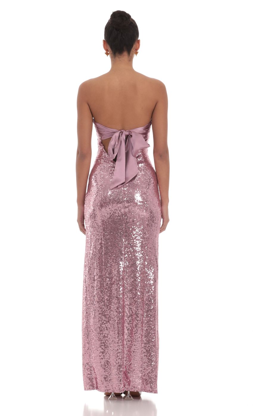Picture Sequin Satin Back Tie Maxi Dress in Blush. Source: https://media-img.lucyinthesky.com/data/Mar24/850xAUTO/53f19243-e512-4fb3-9b57-69dde708835d.jpg