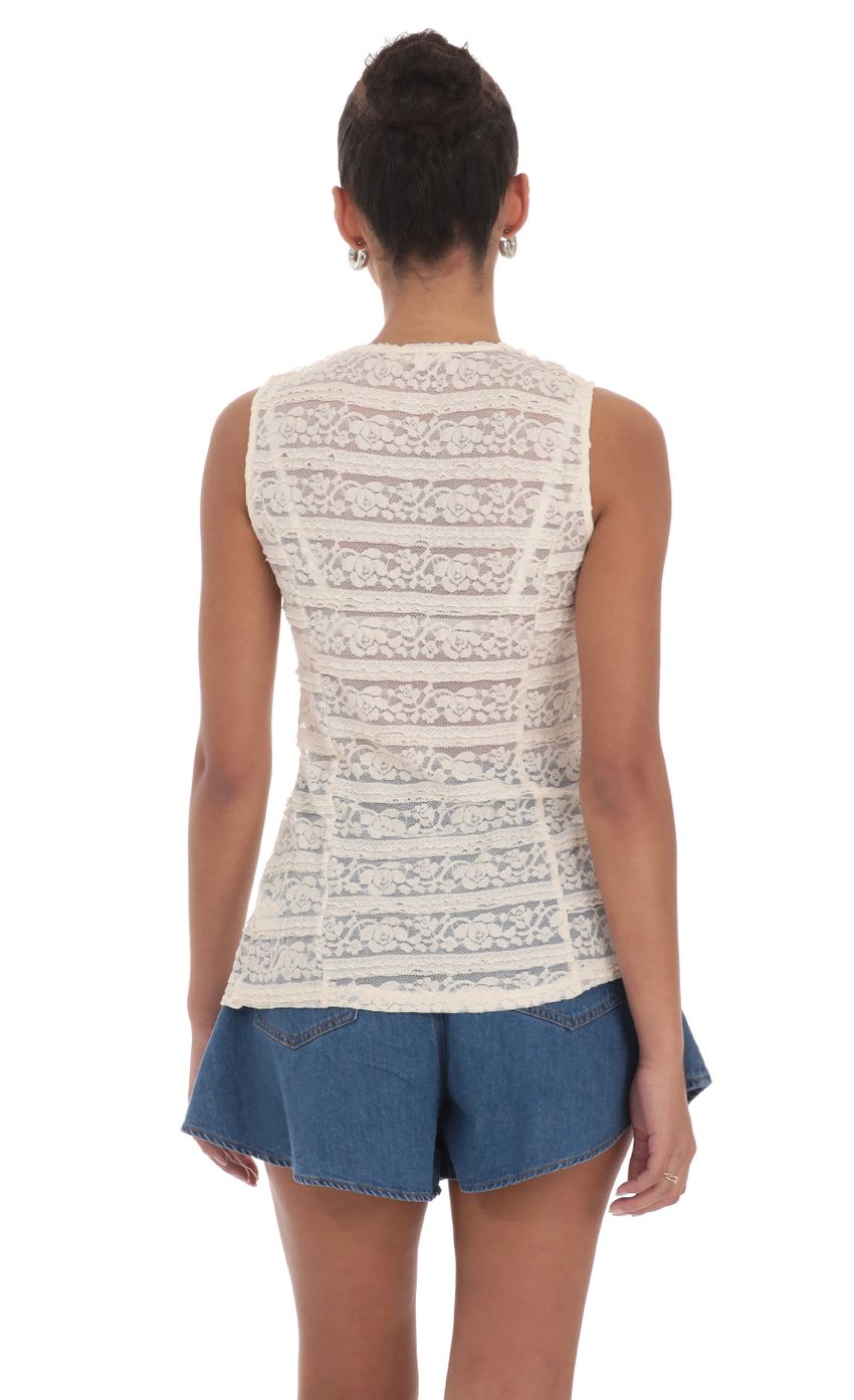 Picture Lace Vest in Cream. Source: https://media-img.lucyinthesky.com/data/Mar24/850xAUTO/62ac7f51-65bb-4816-8e91-c8ed05beb974.jpg