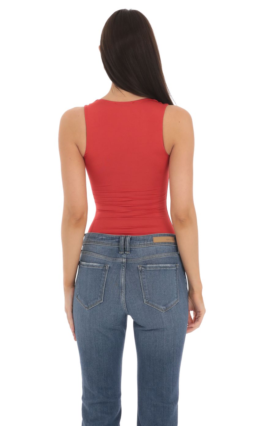 Picture Square Neck Bodysuit in Red. Source: https://media-img.lucyinthesky.com/data/Mar24/850xAUTO/6883e1e8-8a86-49ed-b944-9ab5898462d8.jpg