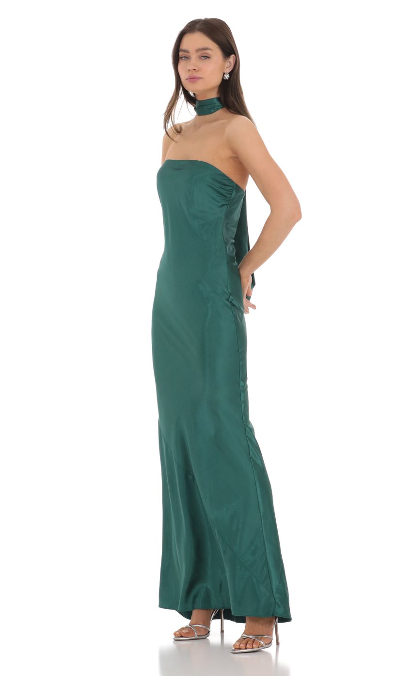 Picture Satin Scarf Maxi Dress in Green. Source: https://media-img.lucyinthesky.com/data/Mar24/850xAUTO/6b54bebd-9026-4140-963f-bed899023425.jpg