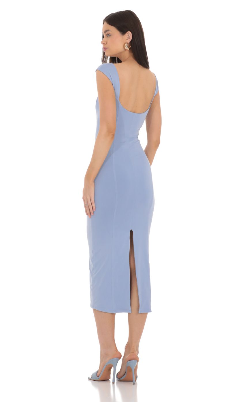 Picture Wide Strap Bodycon Midi Dress in Powder Blue. Source: https://media-img.lucyinthesky.com/data/Mar24/850xAUTO/8f1ea6a1-3158-420a-87d4-4906c8be4de8.jpg