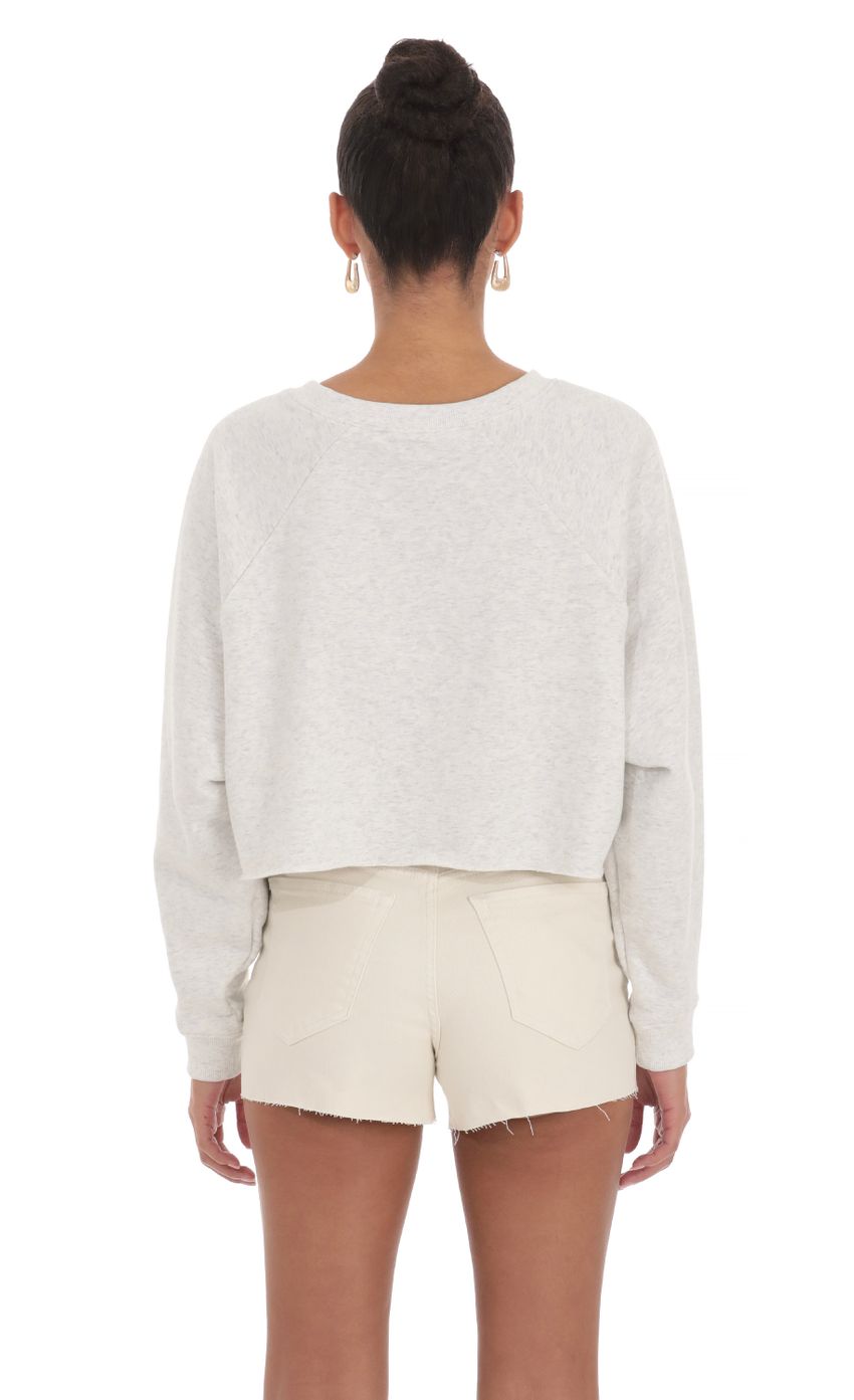 Picture Fleece Cropped Jumper in Heather Grey. Source: https://media-img.lucyinthesky.com/data/Mar24/850xAUTO/9c4ecb7e-102e-463f-97bf-210b2ceacc5f.jpg