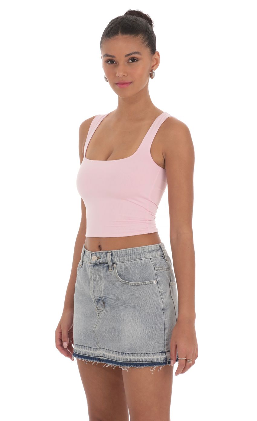 Picture Scoop Neck Tank Top in Pink. Source: https://media-img.lucyinthesky.com/data/Mar24/850xAUTO/a91a3d42-9feb-4285-aaee-97756c19be0f.jpg