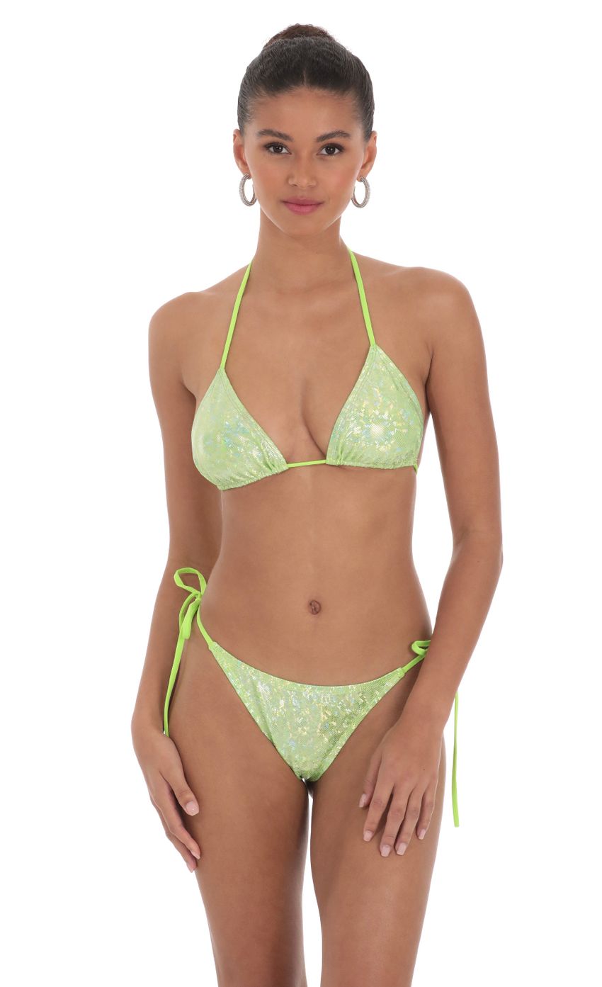 Picture Foiled Triangle Bikini Set in Neon Green. Source: https://media-img.lucyinthesky.com/data/Mar24/850xAUTO/ca72507c-fe3b-41da-a6d1-9551ebc12ff4.jpg