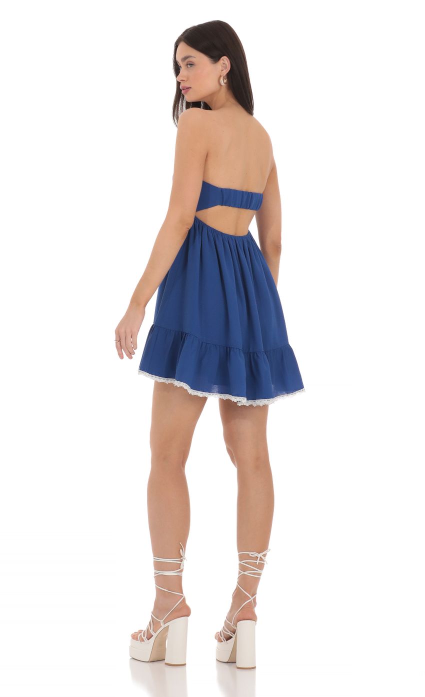 Picture Front Tie Babydoll Dress in Blue. Source: https://media-img.lucyinthesky.com/data/Mar24/850xAUTO/e160186a-68f3-4057-9dce-c94efa334eab.jpg