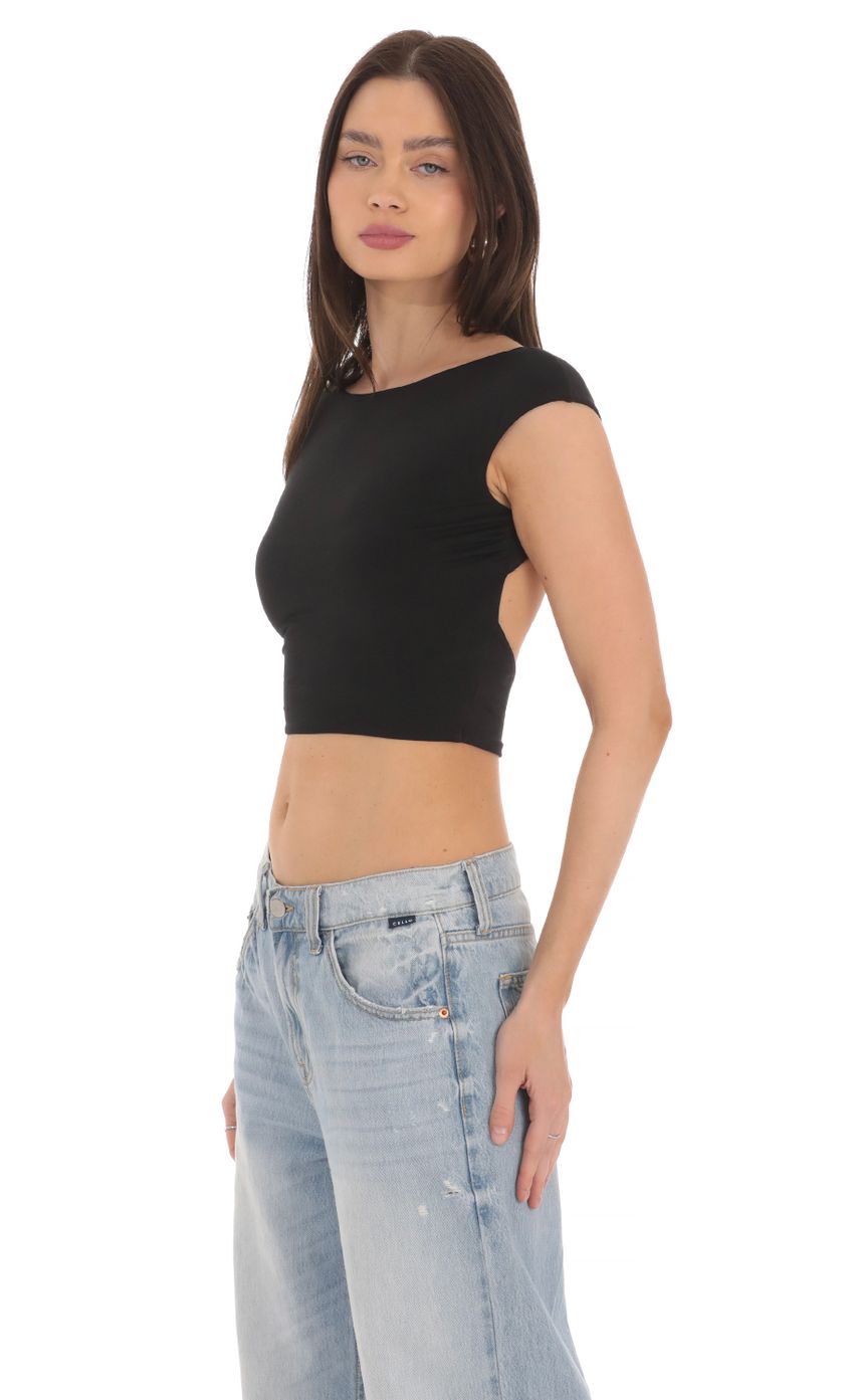 Picture Open Back Top in Black. Source: https://media-img.lucyinthesky.com/data/Mar24/850xAUTO/f33adae0-55d2-4875-a5d5-7d863d14fc86.jpg