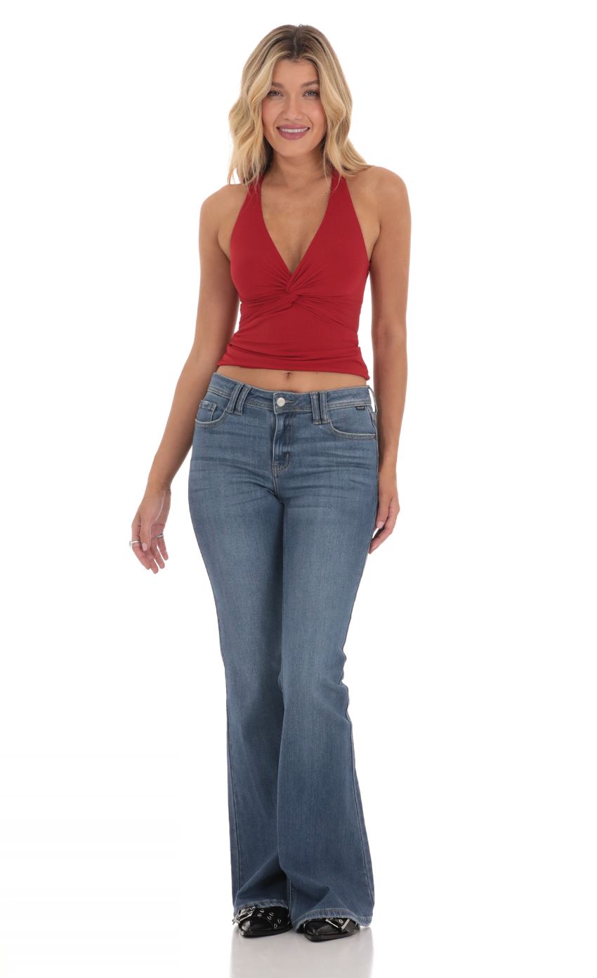 Picture Twist Cross Back Top in Red. Source: https://media-img.lucyinthesky.com/data/Mar24/850xAUTO/f660d495-d187-4ae5-aaf0-81254baa5b65.jpg