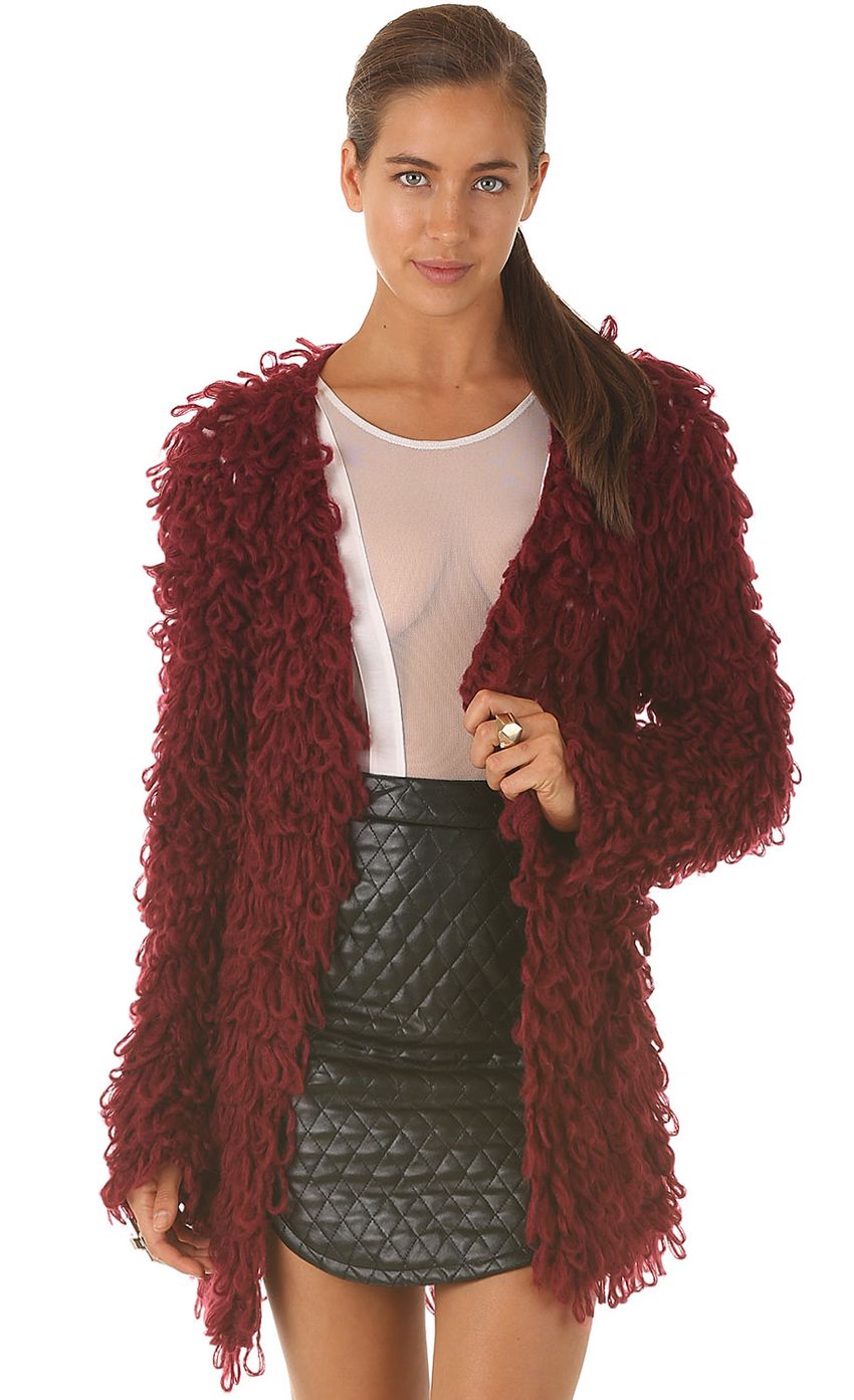 Product image for THE ABBEY-LEE SHAGGY JACKET