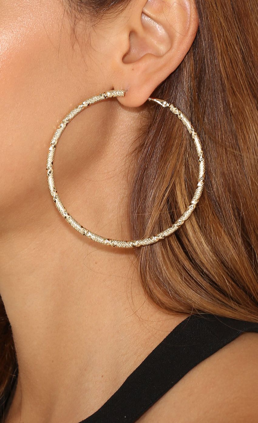 Picture Big Hoop Statement Earrings. Source: https://media-img.lucyinthesky.com/data/May15_2/850xAUTO/0Y5A0731.JPG