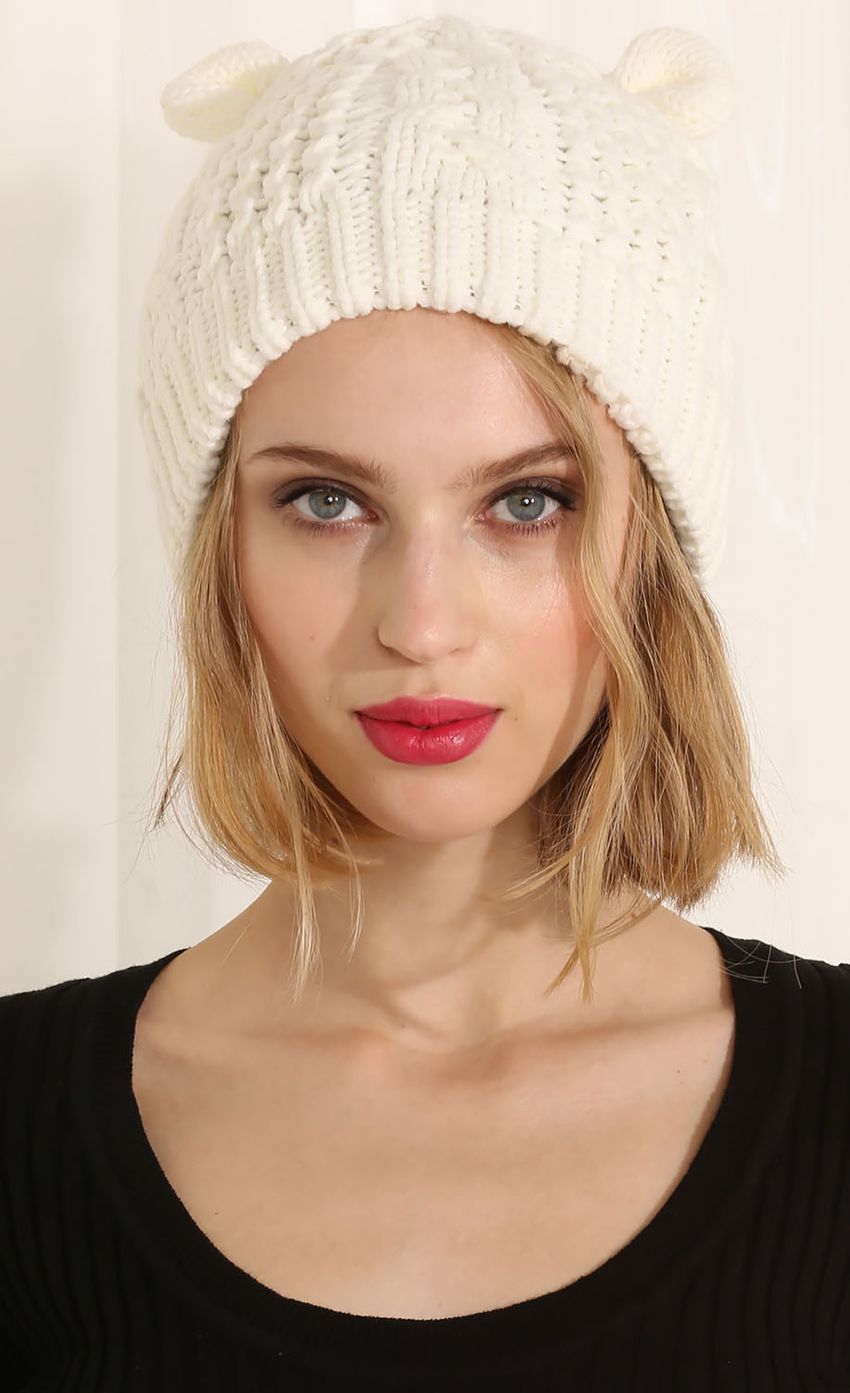 Picture Bear Cub Rib Knit Beanie In Cream. Source: https://media-img.lucyinthesky.com/data/May15_2/850xAUTO/0Y5A3867.JPG