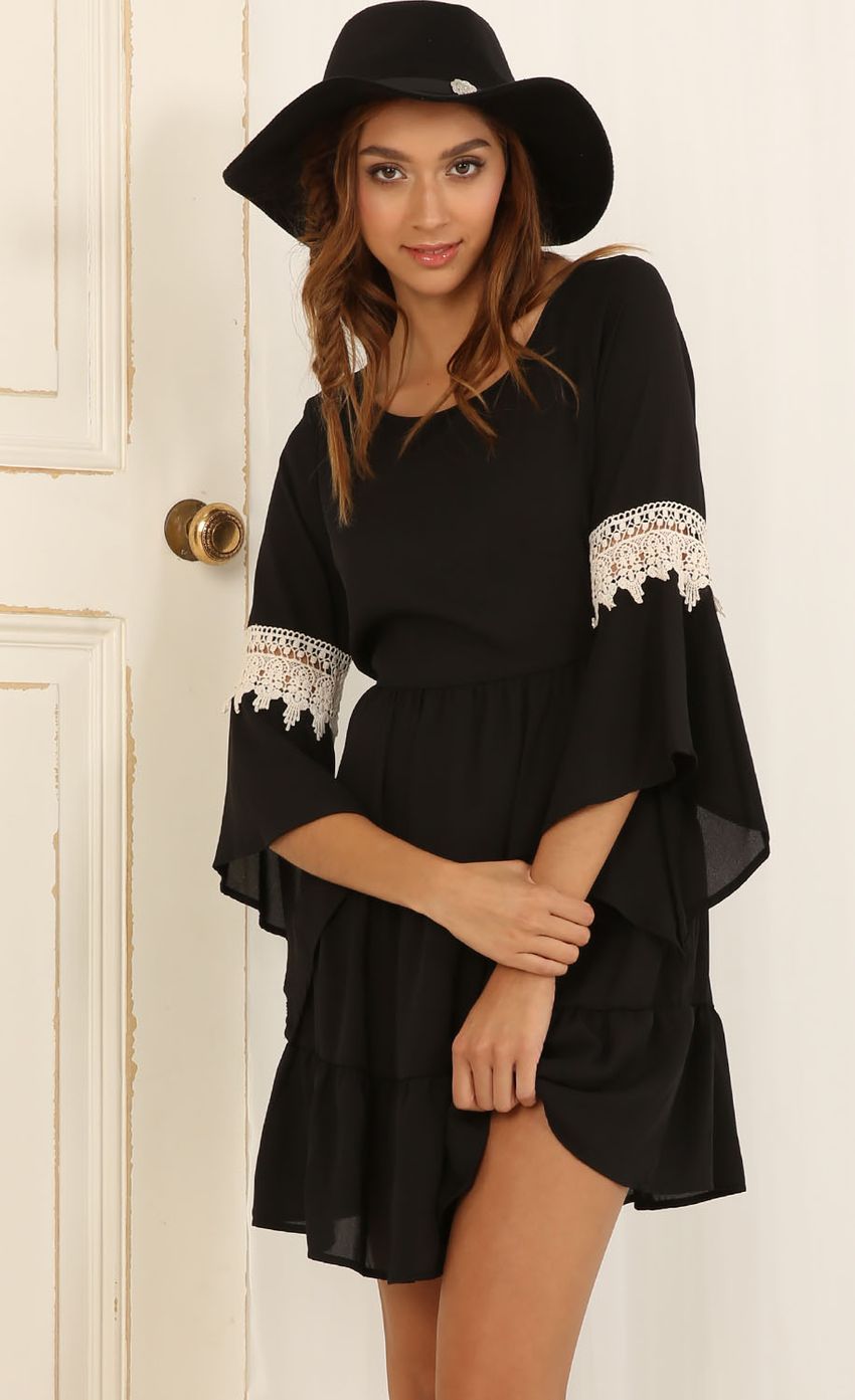 Picture Peasant Dreams Backless Shift Dress In Black. Source: https://media-img.lucyinthesky.com/data/May15_2/850xAUTO/0Y5A5114.JPG