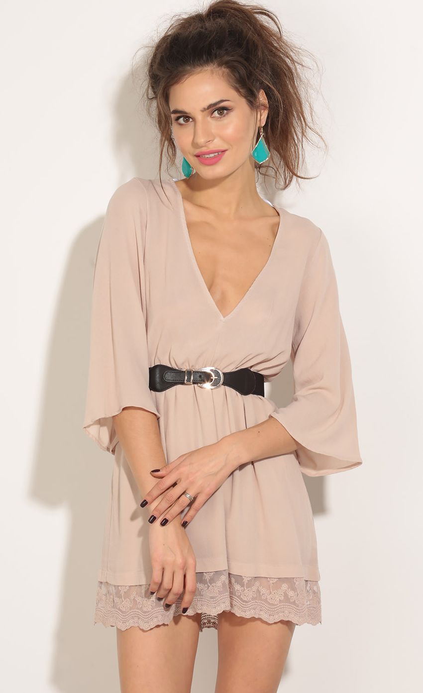 Picture Lace Trim Day Dress In Beige. Source: https://media-img.lucyinthesky.com/data/May16_1/850xAUTO/0Y5A0971.JPG