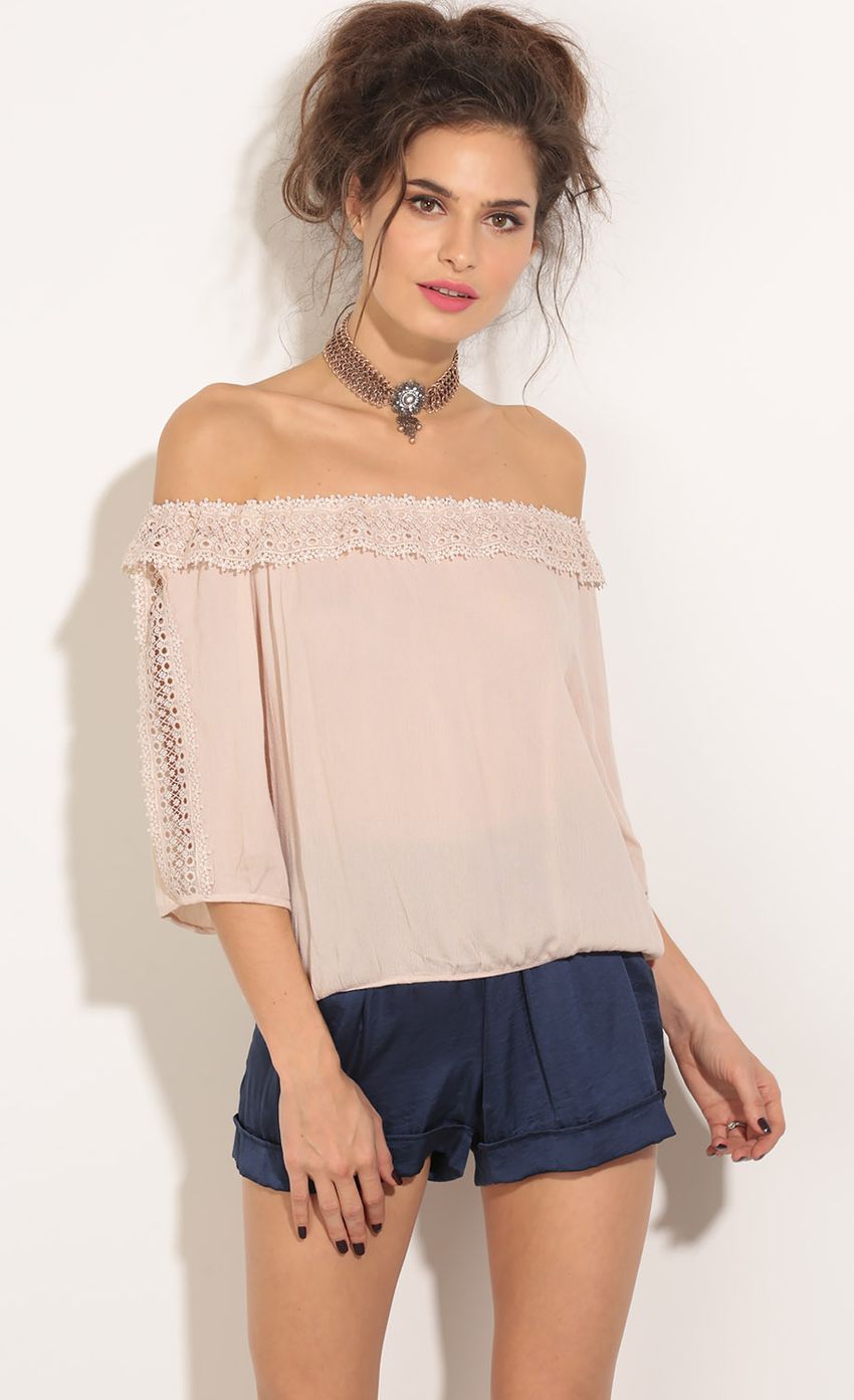 Picture Delicate Crochet Trim Top In Pearl. Source: https://media-img.lucyinthesky.com/data/May16_1/850xAUTO/0Y5A1906.JPG