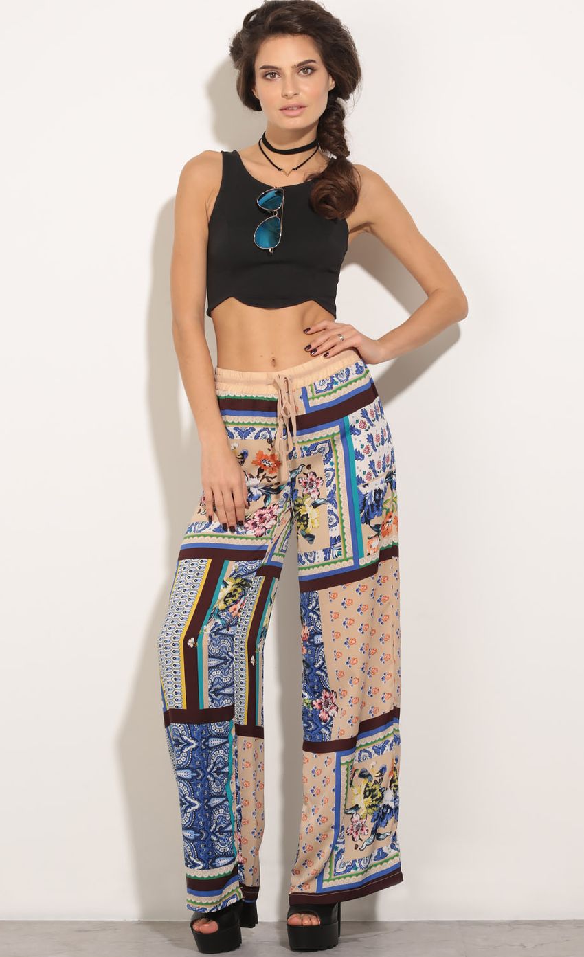 Picture Floral Patchwork Color Block Pants. Source: https://media-img.lucyinthesky.com/data/May16_1/850xAUTO/0Y5A7652.JPG