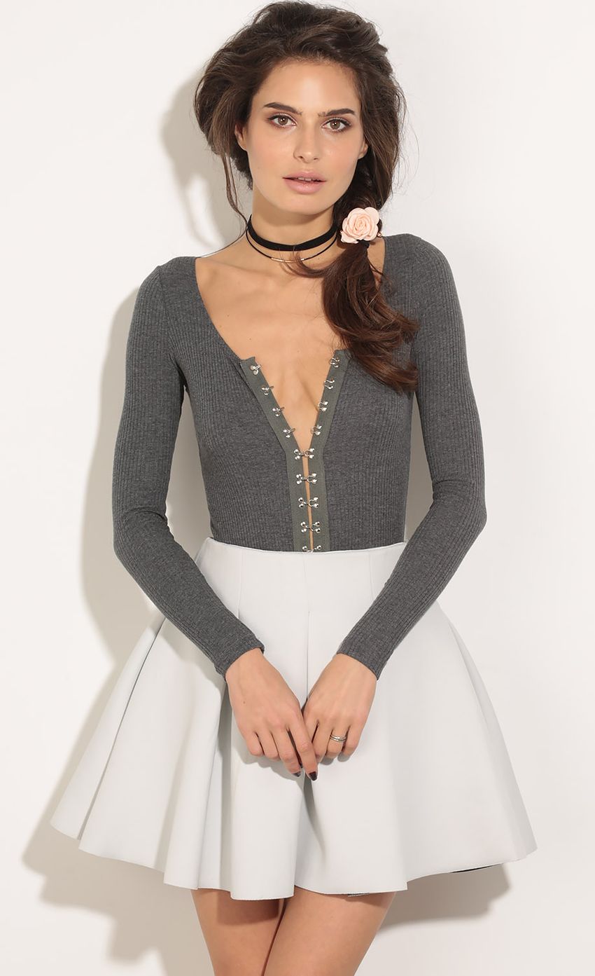 Picture Exposed Closure Bodysuit In Grey. Source: https://media-img.lucyinthesky.com/data/May16_1/850xAUTO/0Y5A8073.JPG