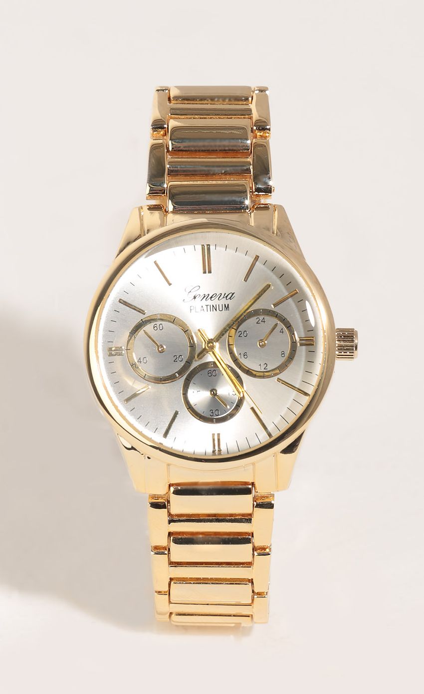 Picture Classic Chronograph Watch In Gold. Source: https://media-img.lucyinthesky.com/data/May16_1/850xAUTO/0Y5A9287.JPG
