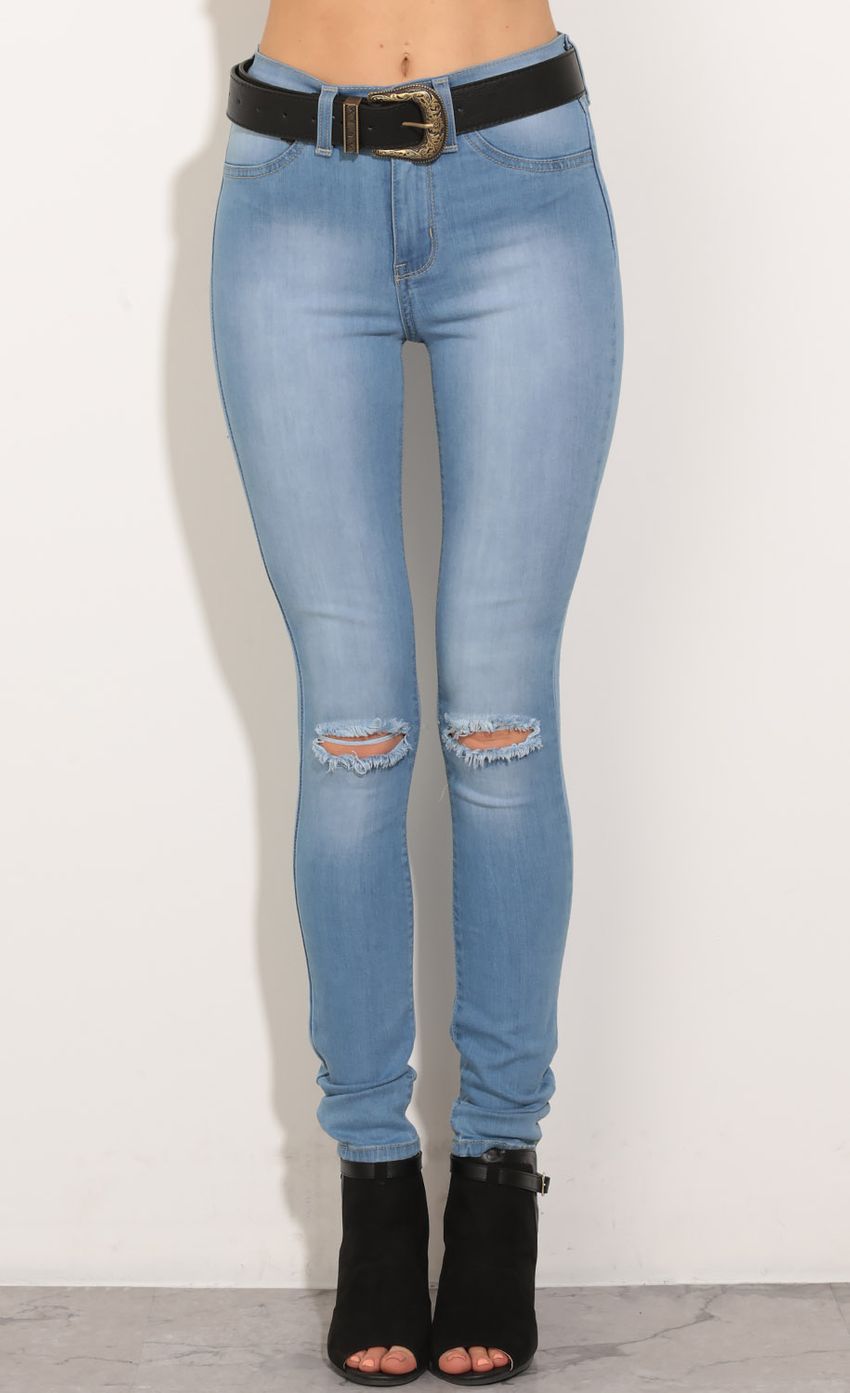 Picture Distressed And Faded High Waisted Jeans. Source: https://media-img.lucyinthesky.com/data/May16_2/850xAUTO/0Y5A0336.JPG