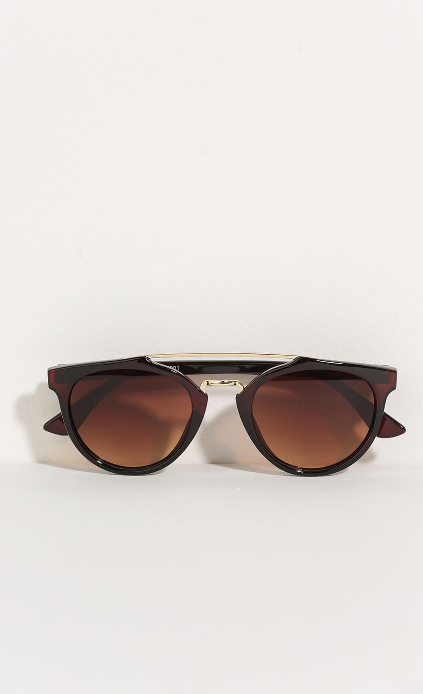 Picture Cat Eye Wayfarer Sunglasses In Brown. Source: https://media-img.lucyinthesky.com/data/May16_2/850xAUTO/0Y5A5197.JPG