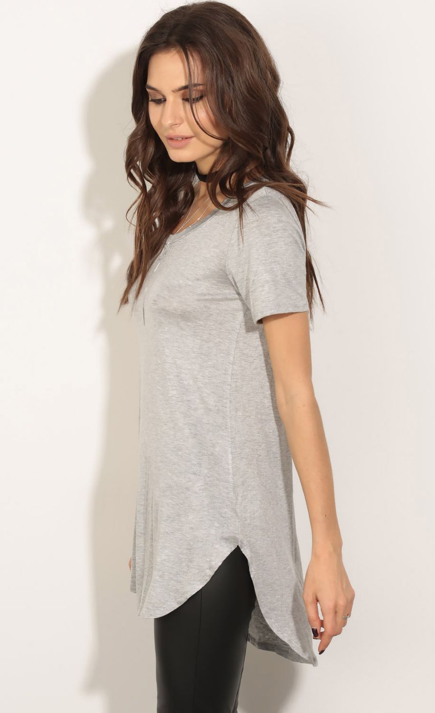 Picture Curved Hem Day Top In Grey. Source: https://media-img.lucyinthesky.com/data/May16_2/850xAUTO/0Y5A6216.JPG