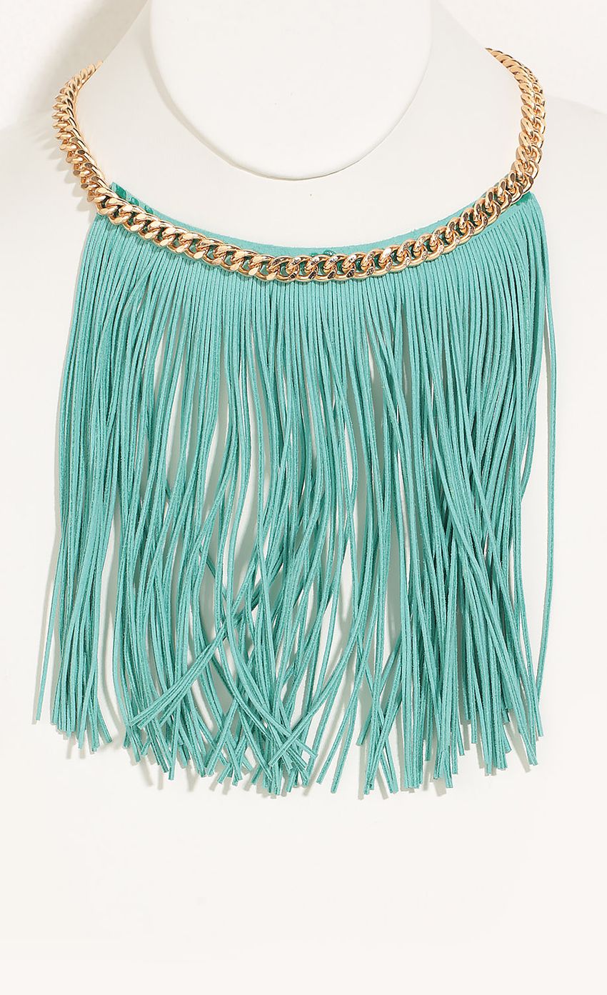 Picture Fringe Choker Necklace In Turquoise. Source: https://media-img.lucyinthesky.com/data/May16_2/850xAUTO/0Y5A8662.JPG
