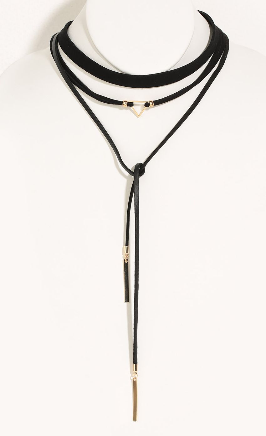 Picture Triad Geometric Cord Necklace Set In Black. Source: https://media-img.lucyinthesky.com/data/May16_2/850xAUTO/0Y5A8687.JPG
