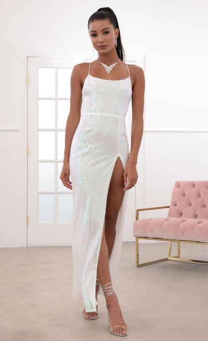 Beaded Dress Parker Sequin Dress Bella And Bloom Boutique Parker Sequin  Blouson Maxi Dress: Champagne