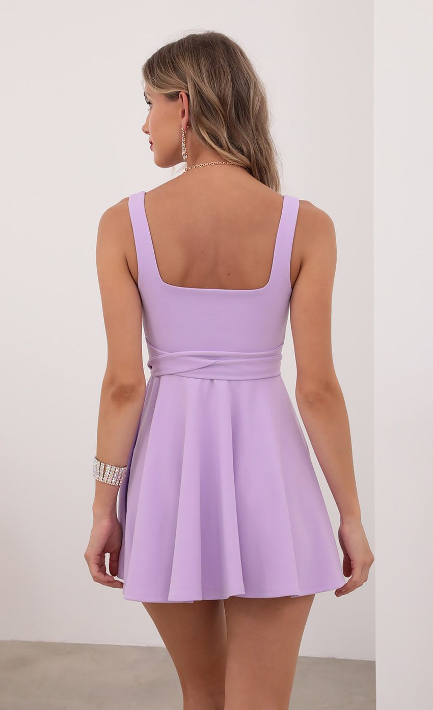 Picture A-line Dress in Lavender. Source: https://media-img.lucyinthesky.com/data/May20_2/850xAUTO/781A0596.JPG