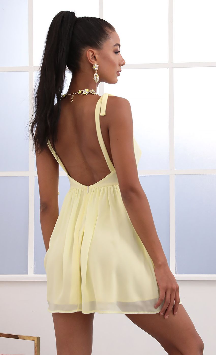 Picture Ties A-line Dress in Yellow. Source: https://media-img.lucyinthesky.com/data/May20_2/850xAUTO/781A5310.JPG