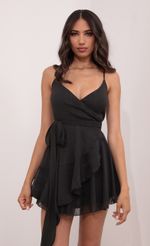 Picture Wrap Dress in Black Shimmer. Source: https://media-img.lucyinthesky.com/data/May21_1/150xAUTO/1V9A54891.JPG