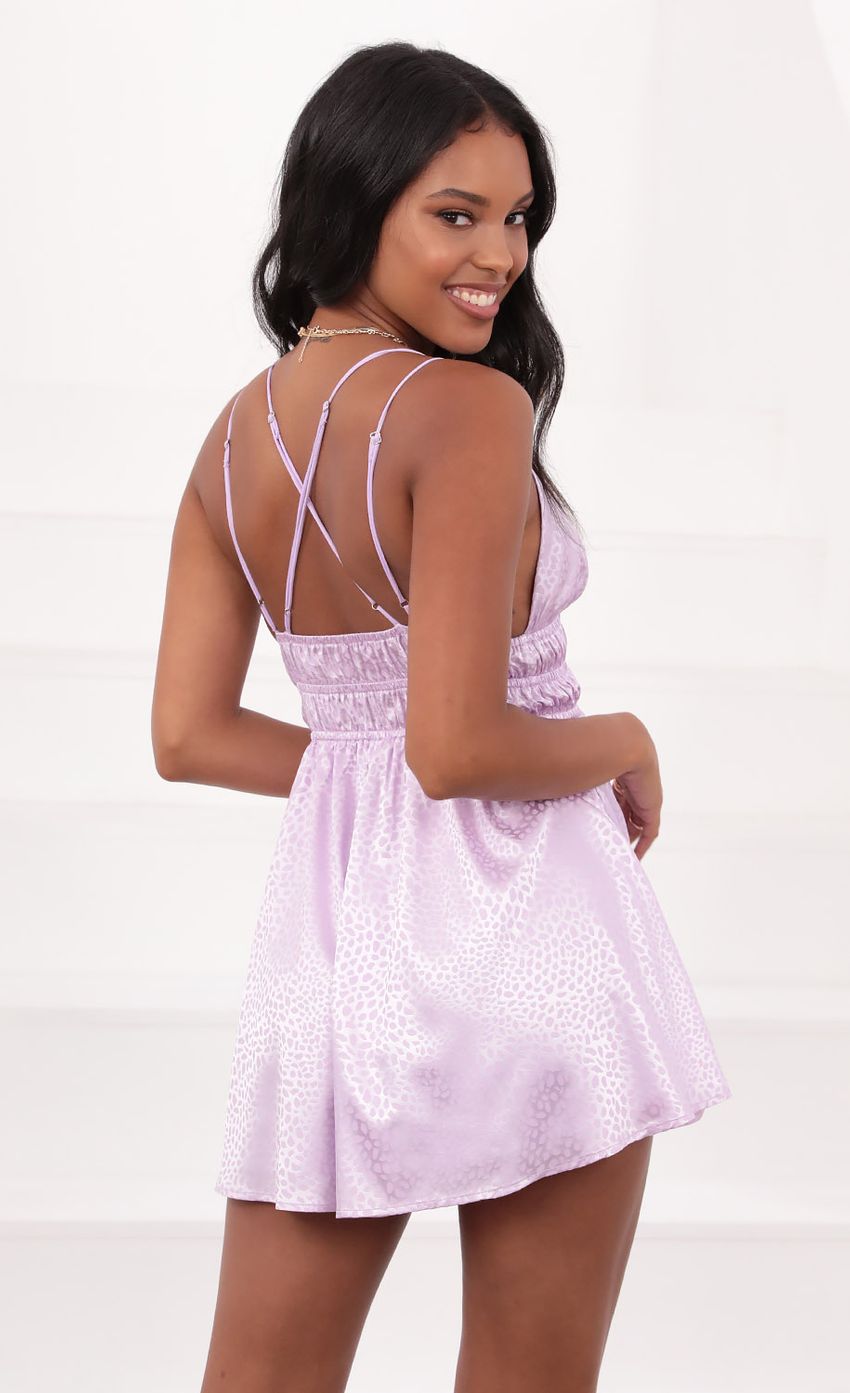 Picture Lace Up Dress In Lavender Leopard Jacquard Print. Source: https://media-img.lucyinthesky.com/data/May21_1/850xAUTO/1V9A4652.JPG