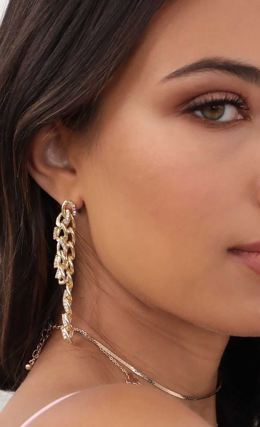 Picture Embellished Double Cuban Chain Drop Earrings. Source: https://media-img.lucyinthesky.com/data/May21_1/850xAUTO/AT2A3018.JPG