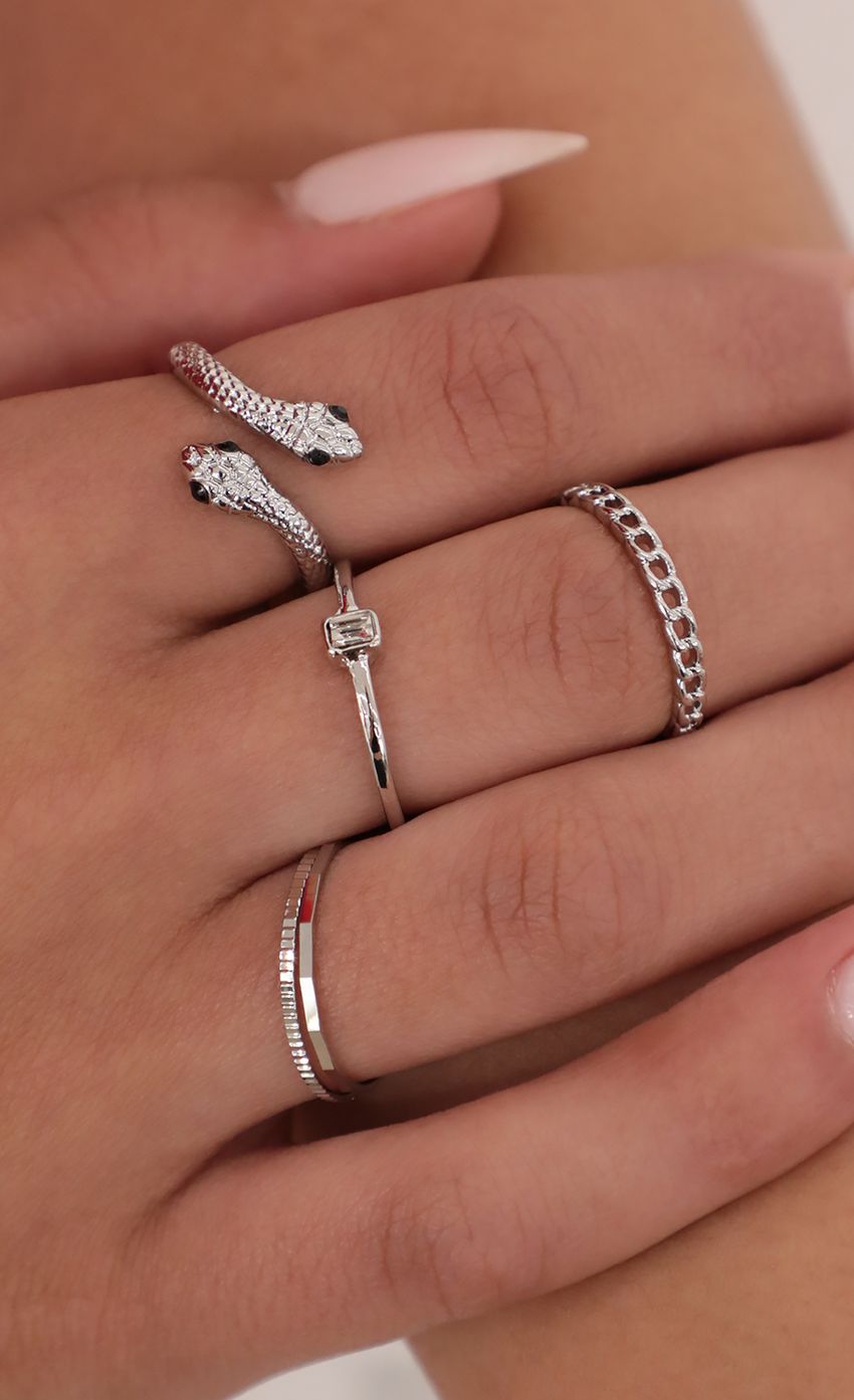 Picture Snake Ring Set in Silver. Source: https://media-img.lucyinthesky.com/data/May21_1/850xAUTO/AT2A4494.JPG