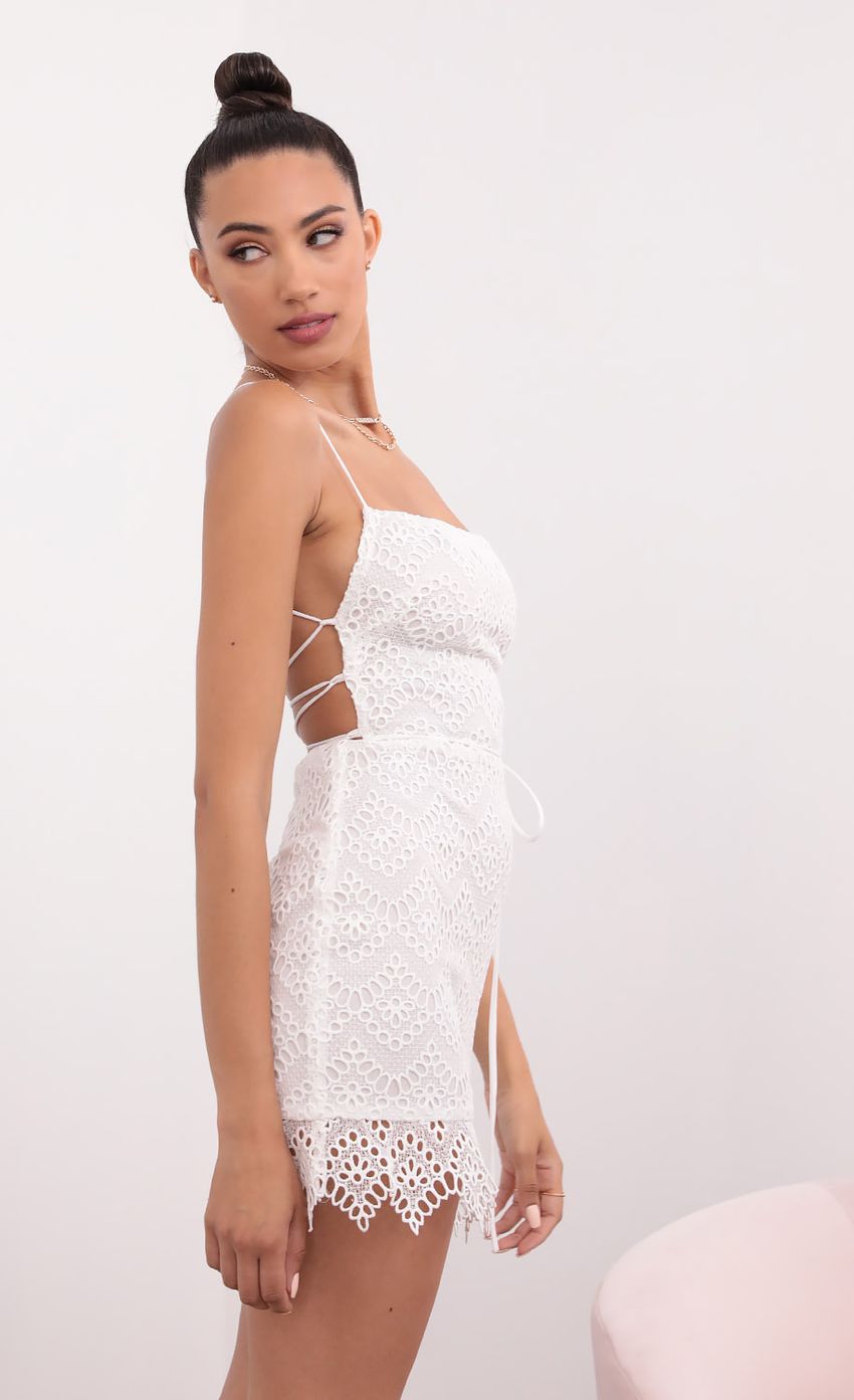 Picture Guipure Lace Dress in White. Source: https://media-img.lucyinthesky.com/data/May21_2/850xAUTO/1V9A1788.JPG