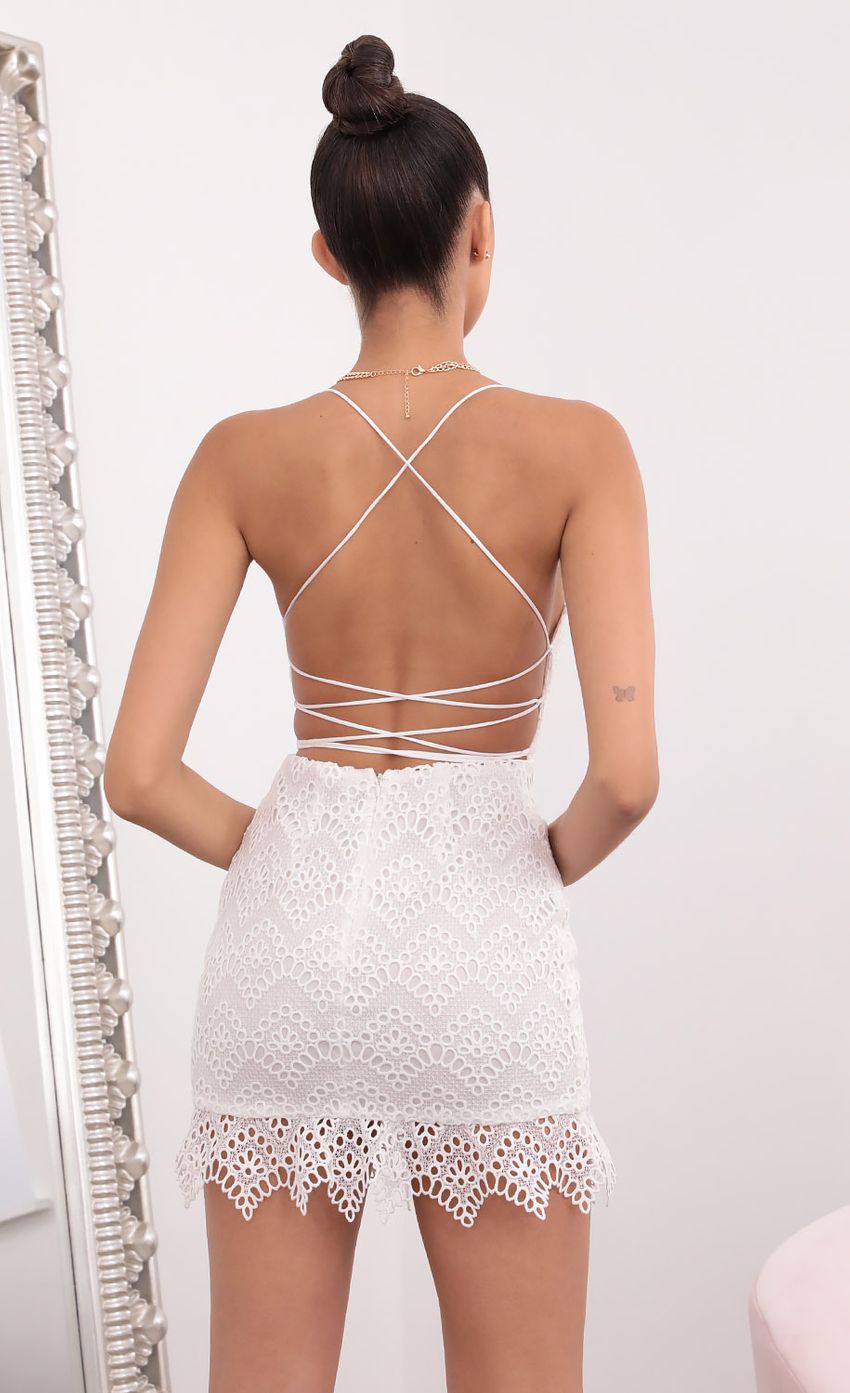 Picture Guipure Lace Dress in White. Source: https://media-img.lucyinthesky.com/data/May21_2/850xAUTO/1V9A1816.JPG