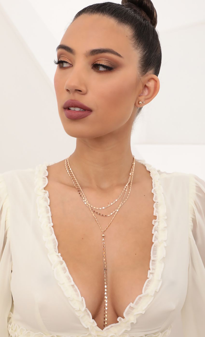 Picture Flat Chain Lariat and Earring Set. Source: https://media-img.lucyinthesky.com/data/May21_2/850xAUTO/AT2A1859_COPY.JPG