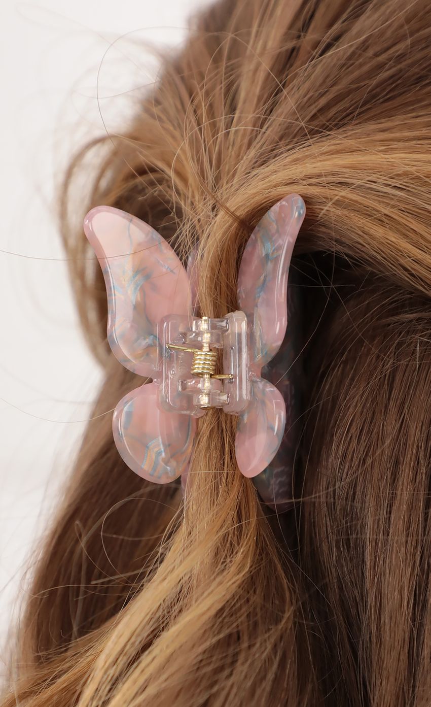Picture Pink Butterfly Hair Claw. Source: https://media-img.lucyinthesky.com/data/May21_2/850xAUTO/AT2A9181_COPY.JPG