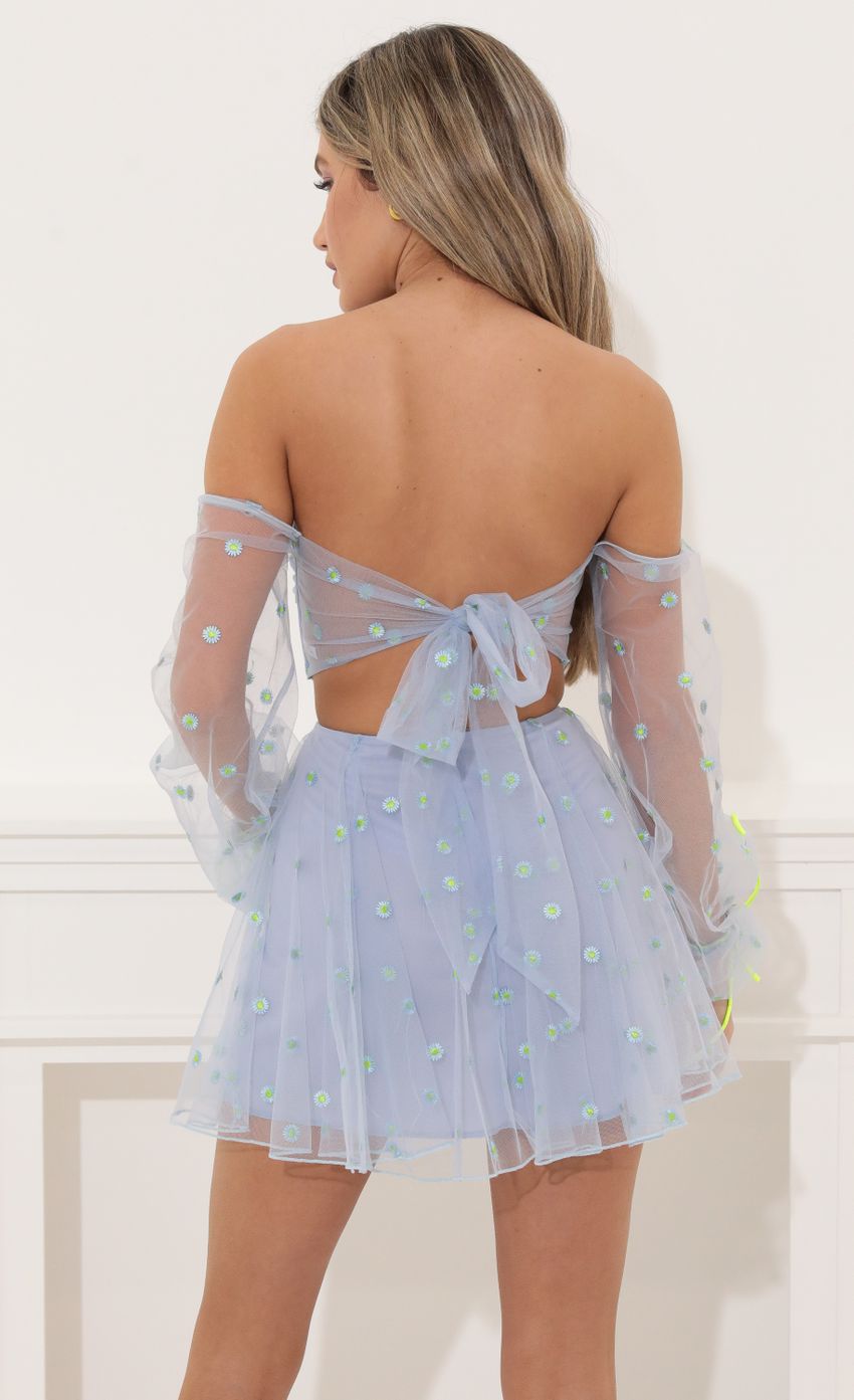 Picture Eve Floral Tulle Two Piece Set in Blue. Source: https://media-img.lucyinthesky.com/data/May22_2/850xAUTO/1V9A6611.JPG