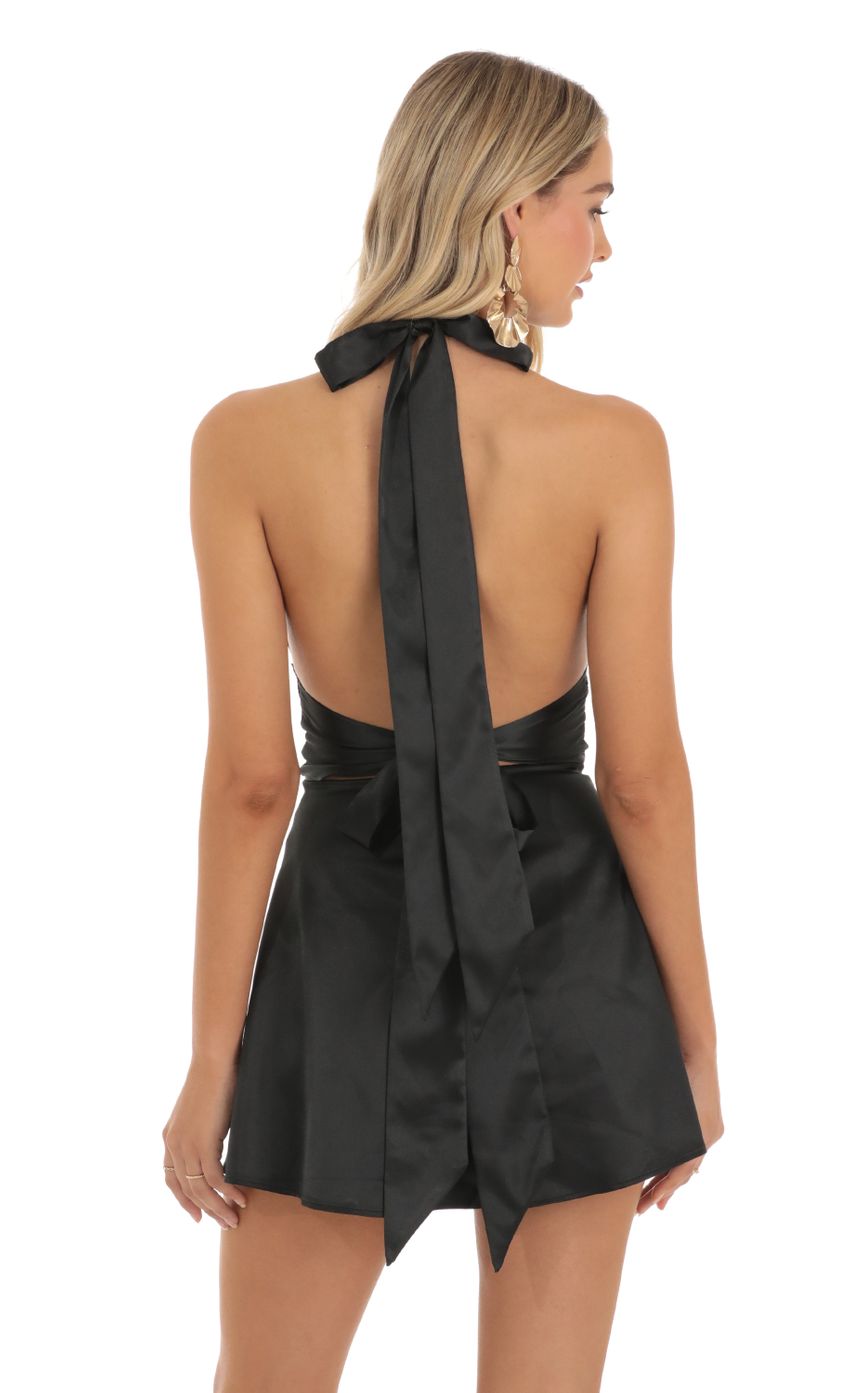 Picture Satin Dress with Lace in Black. Source: https://media-img.lucyinthesky.com/data/May23/850xAUTO/37b72a87-60d0-4d73-87d9-8dcd5a9ab1d7.jpg