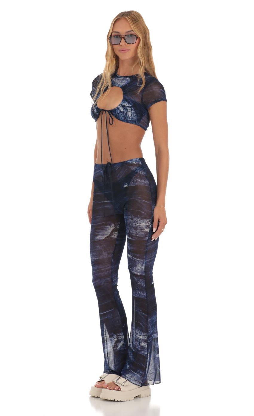 Picture Mesh Two Piece Pant Set in Navy Swirl. Source: https://media-img.lucyinthesky.com/data/May23/850xAUTO/8252bd00-4d3f-4081-899b-95d29f6ee8a6.jpg