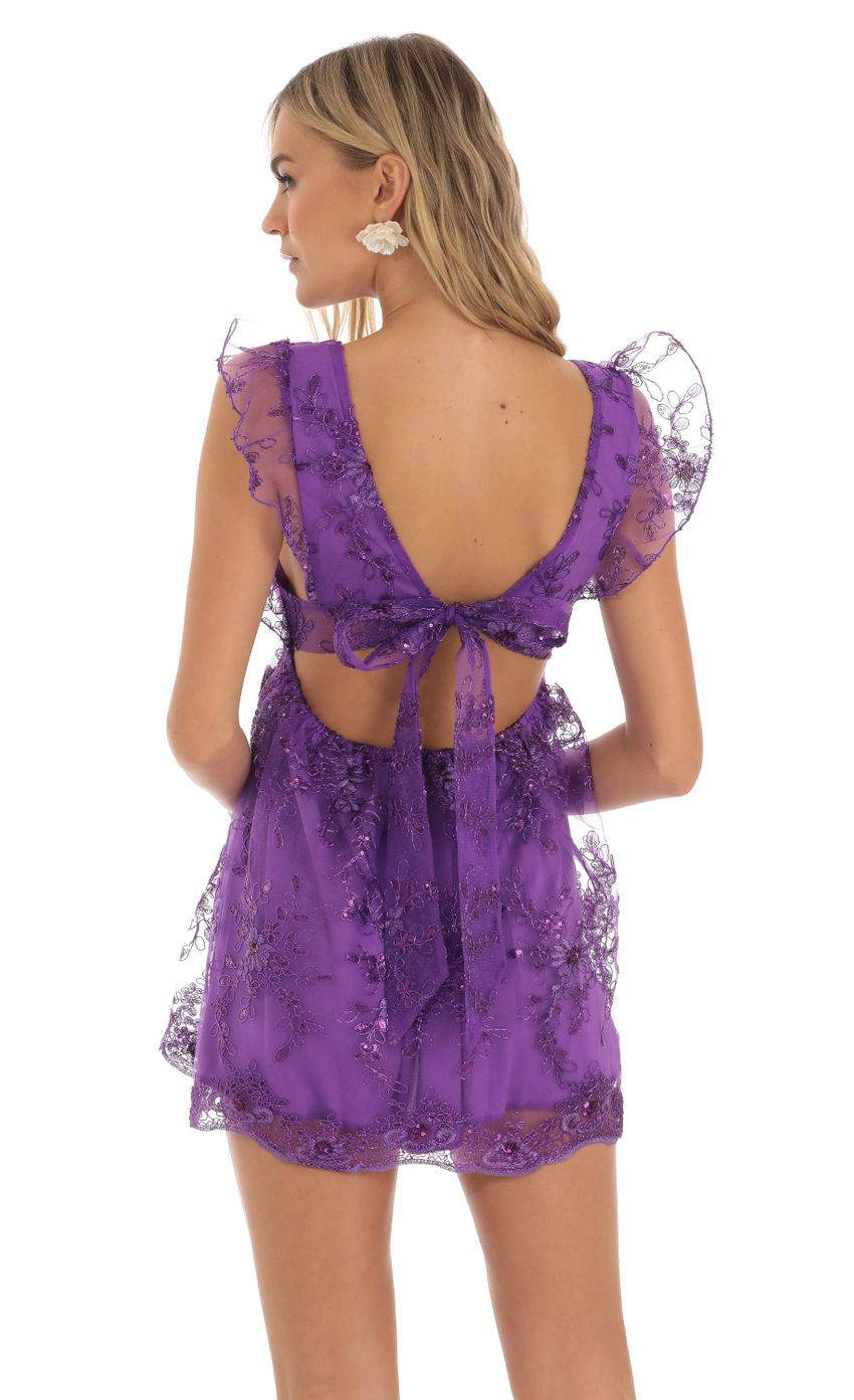 Picture Sequin Embroidered Baby Doll Dress in Purple. Source: https://media-img.lucyinthesky.com/data/May23/850xAUTO/97d7dd5d-6f46-47ed-bc48-c7a444b4c8d3.jpg